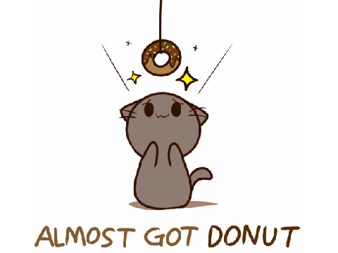 ALMOST GOT DONUT 