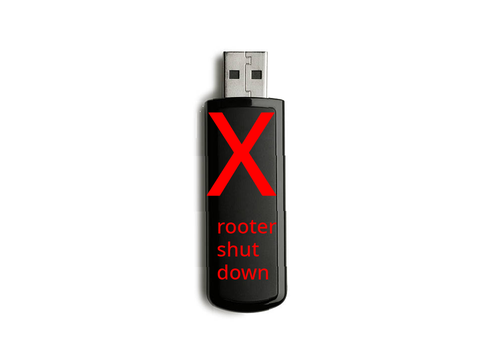 Rooter breach shutdown USB