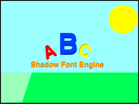 Shadow Font Engine