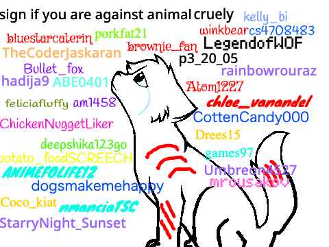 sign if you are against animal cruelty remix remix