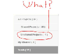 Negative Projects? What the...