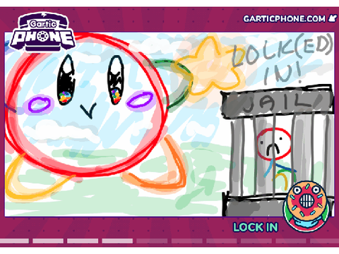 2 person garlic but Kirby fights 9 year olds superhero
