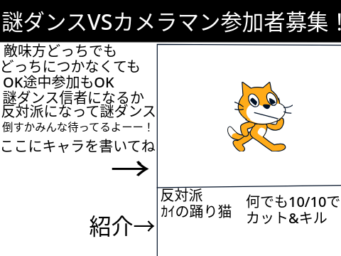 謎ダンスVSカメラマン参加者募集！ remix