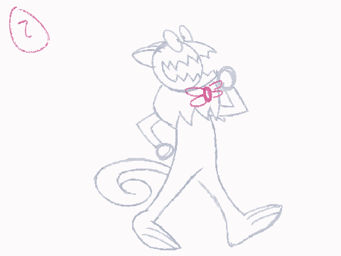 Animation Practice - Rough Walk Cycle 