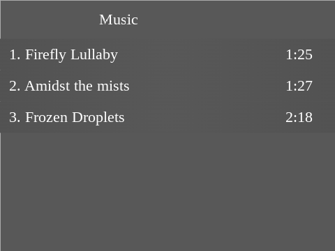 ♫ ♪ Music 