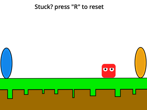 red boi with portals