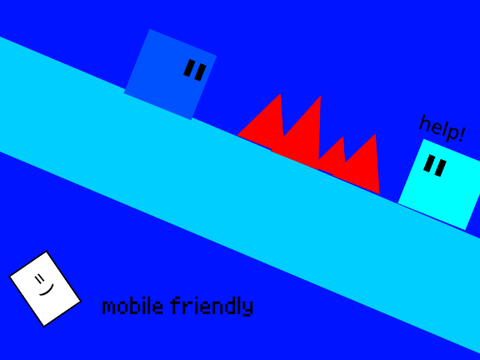Blue I A Platformer I #games #art #Platformer #Trending