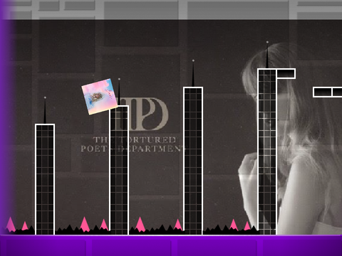     Taylor Swift themed geometry dash!!!