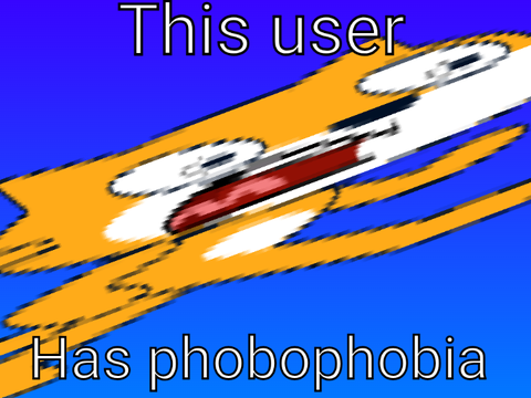 This user has phobophobia