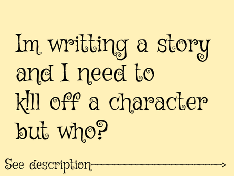 CLOSED I need help with the story I'm writing! -- AJWombat
