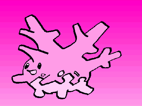 My entry for the Corsola cloring contest!