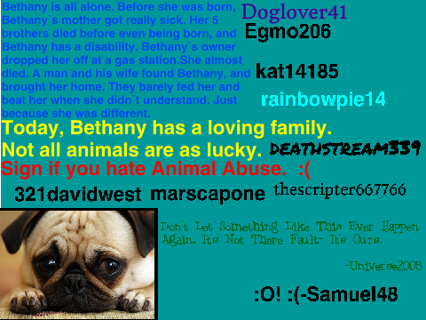 Sign If You Hate Animal Abuse! remix