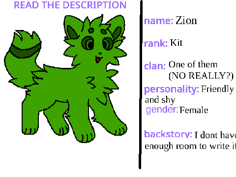 Sign up thingies yeah Uhhhhh Zion :)