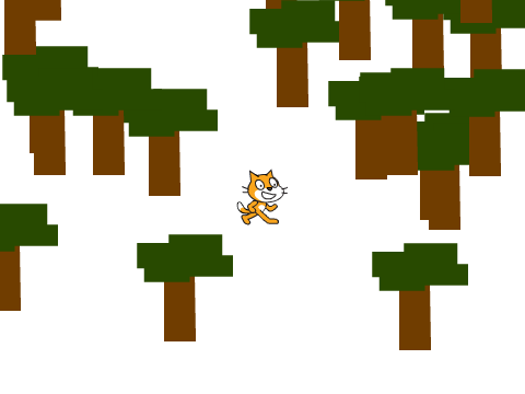 Scrolling Trees (Basic Scrolling Example)