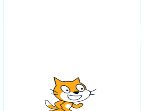 Low quality scratch cat staring into your soul
