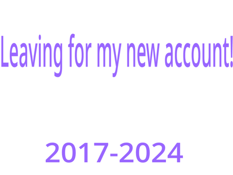 My goodbye on this account