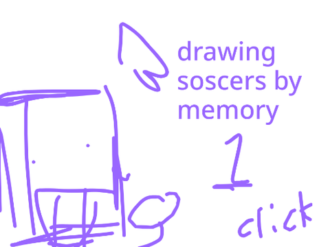 drawing soscers by memory | part 1