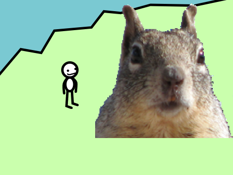 figh- what. is that a freaking squirrel.