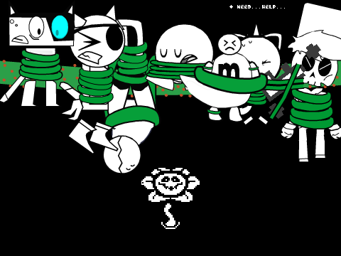 Add Yourself Trapped in Flowey's Vines!