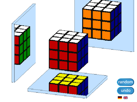3D Rubik's Cube Interactive IMPOSSIBLE 
