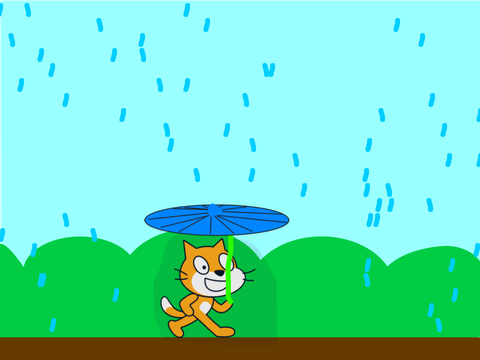 雨(ちょっとリアル)