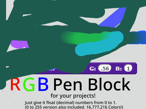 RGB Pen Color Block