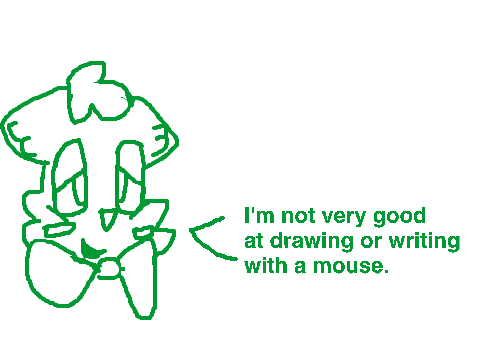 Trash mouse drawing from school