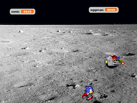 sonic v.s. eggman