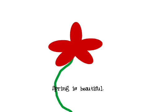 - Spring - A Haiku -