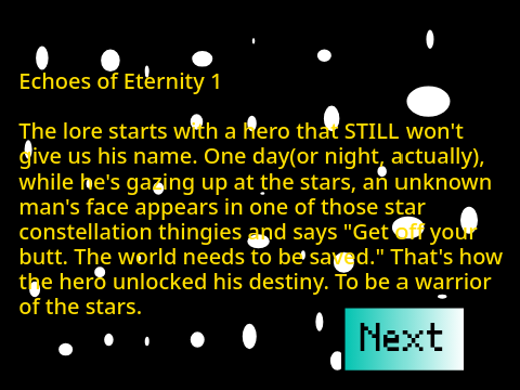Echoes of Eternity Lore