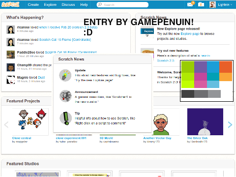 Need Icons for Scratch News! (Gamepenuin Entry!)