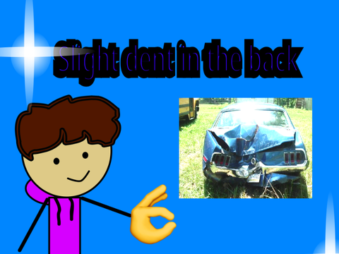 Slight Dent In The Back
