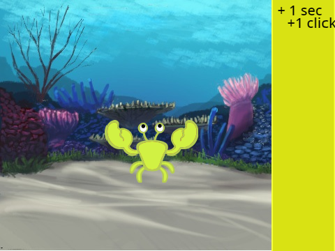 Golden crab clicker
