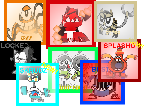 SSB Mixels- Some more character select things