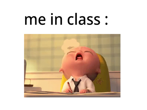 me in class: 