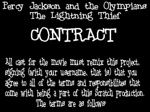 The Lightning Thief~ CONTRACT remix