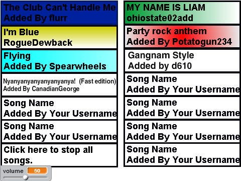 Add a song.