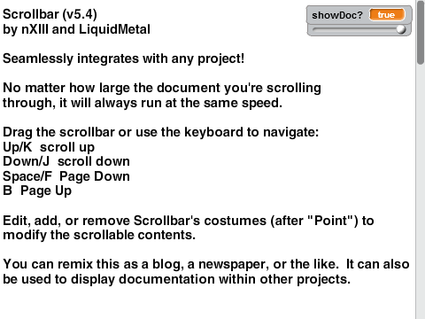 Scrollbar (v5.4) [Newer Version Available]
