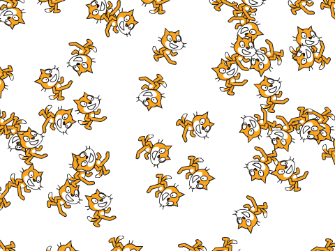 Brownian Scratch Cats