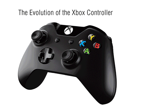  XBOX controller evolution
