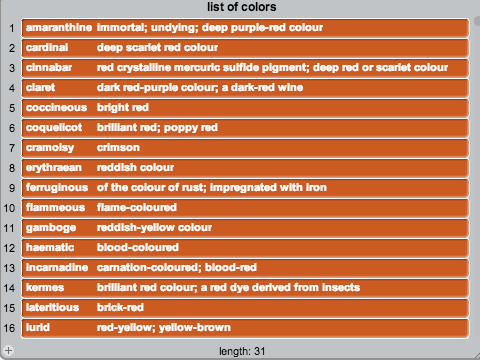 Search for colors!