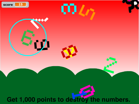 Cat and numbers game