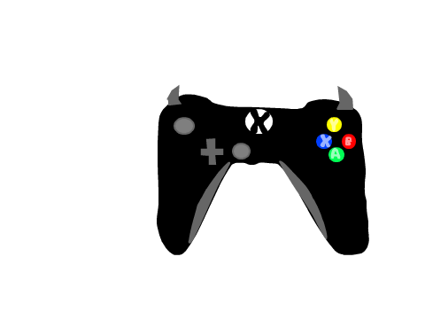 Vector art - Xbox one controller