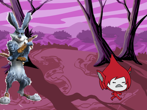 add your self running from the gardeuns ester rabbit