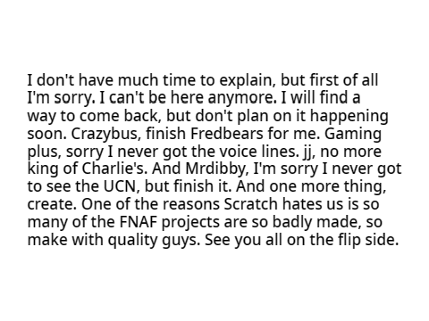 Sorry Guys