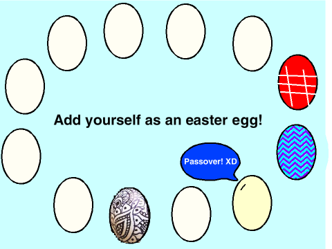 Add yourself as an (easter) egg! remix remix