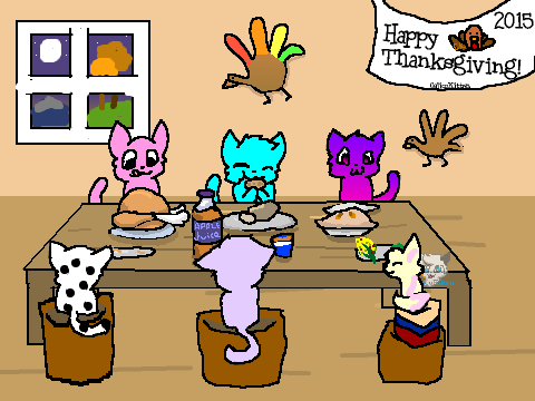 Add Your OC Eating Thanksgiving Dinner remix