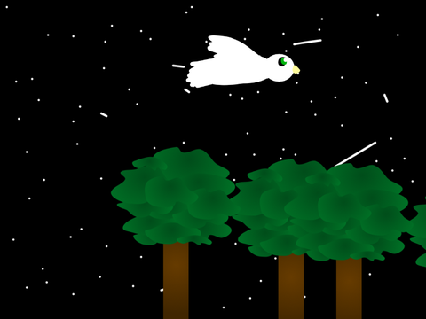 Owl Flying animation