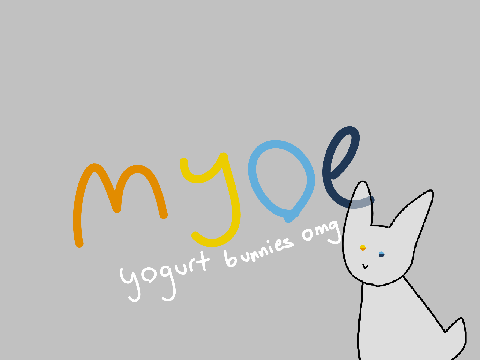 yogurt bunny myoe ! I MEANT TO SHARE THIS FOREVER AGO