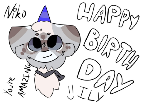 HAPPY BIRTHDAY NIKO <333